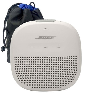 Bose Soundlink Micro Bluetooth Speaker (Smoke White) + Soft Pouch